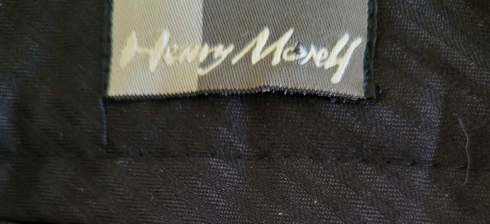Pantaloni stofa bărbați cu manseta Henry Morell negru L