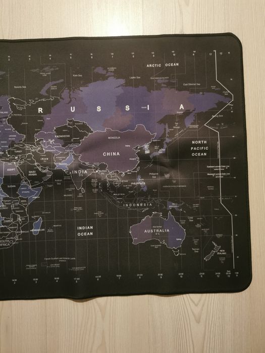 Mouse Pad Profesional World Map - 70 x 40 cm