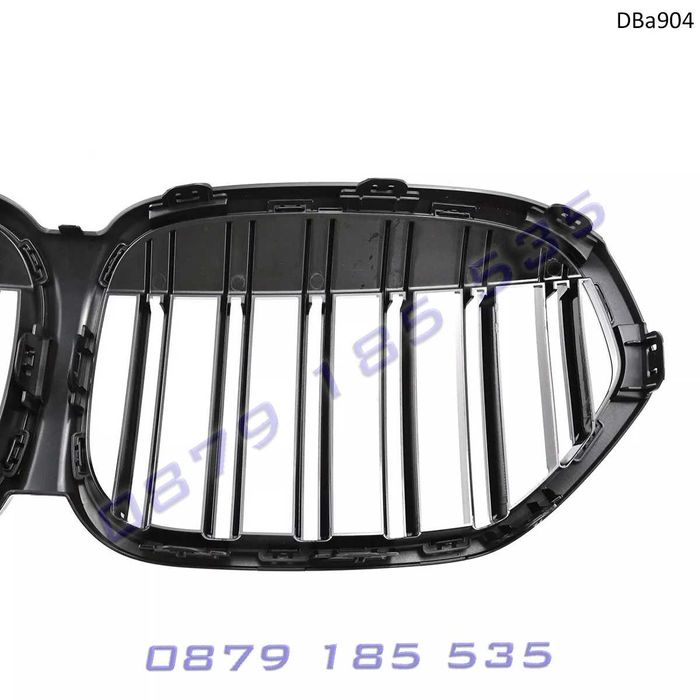 Черни двойни бъбреци тунинг визия BMW X1 F48 предни решетки бмв х1 ф48