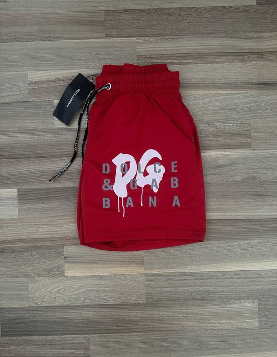 Short Baie D&G - Rosu - PREMIUM
