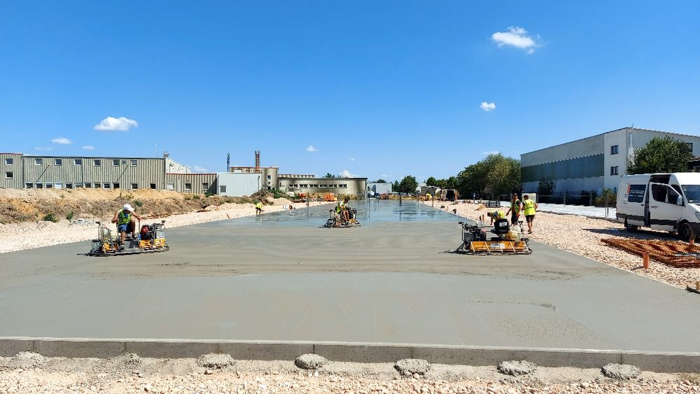 Turnare beton elicopterizat