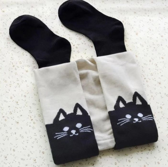 Детски чорапогащник за момиче, памучни чорапогащници за зимата