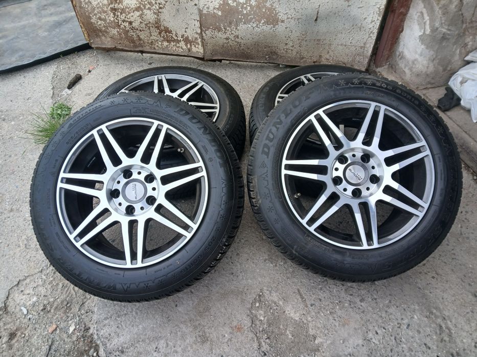 Set Jante 5 x 112 Audi anvelope 205 60 16