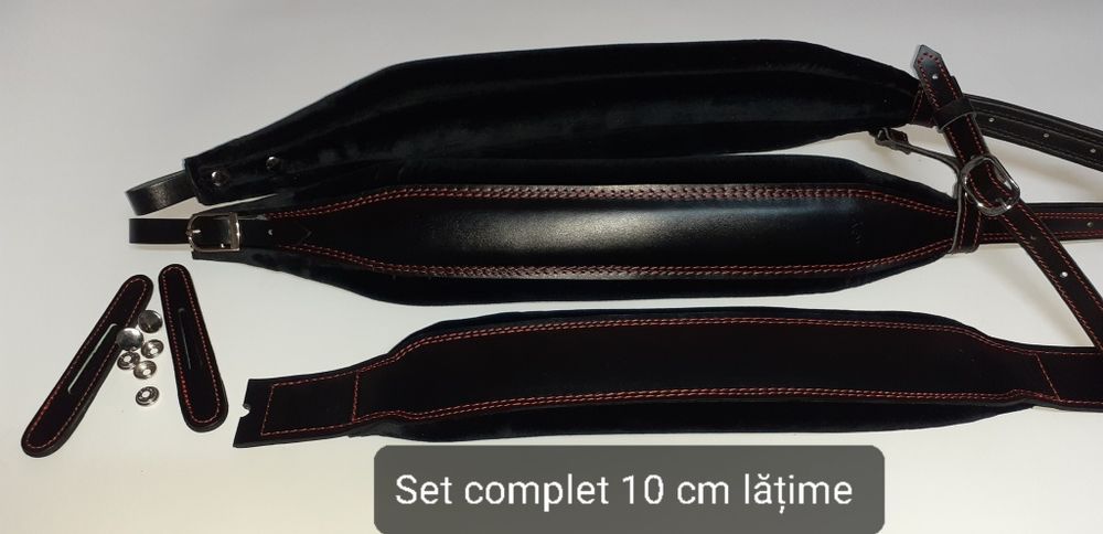 Curele acordeon piele naturală și catifea