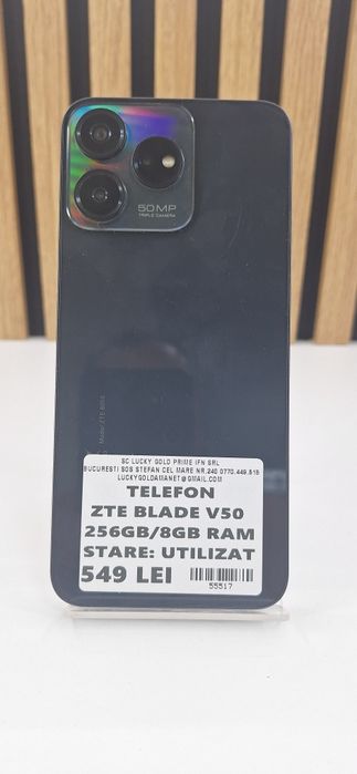 ZTE Blade V50 256Gb 8Gb Garantie/Factura #55517