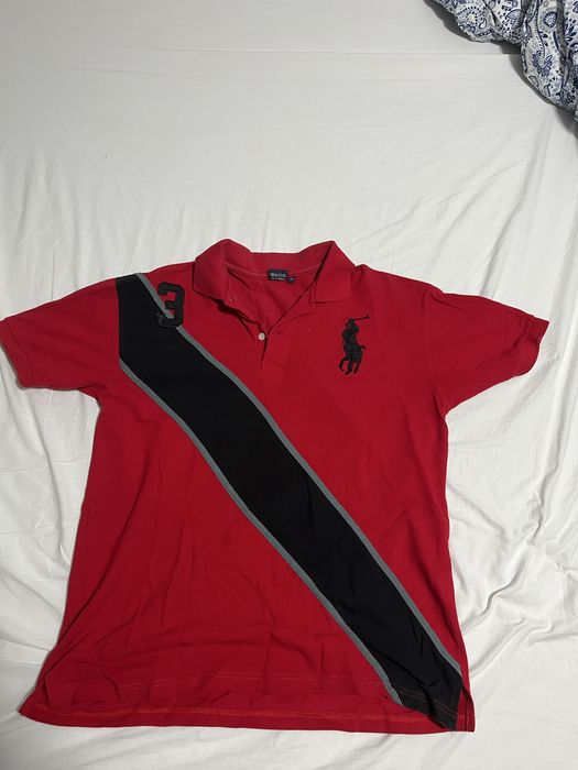RALPH LAUREN!! Tricou polo Ralph Lauren roşu
