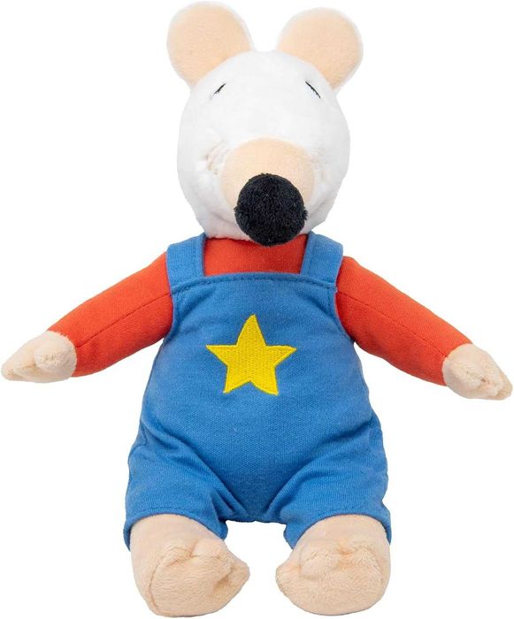 Rainbow Designs Мека плюшена играчка Maisy Mouse с кадифена опашка