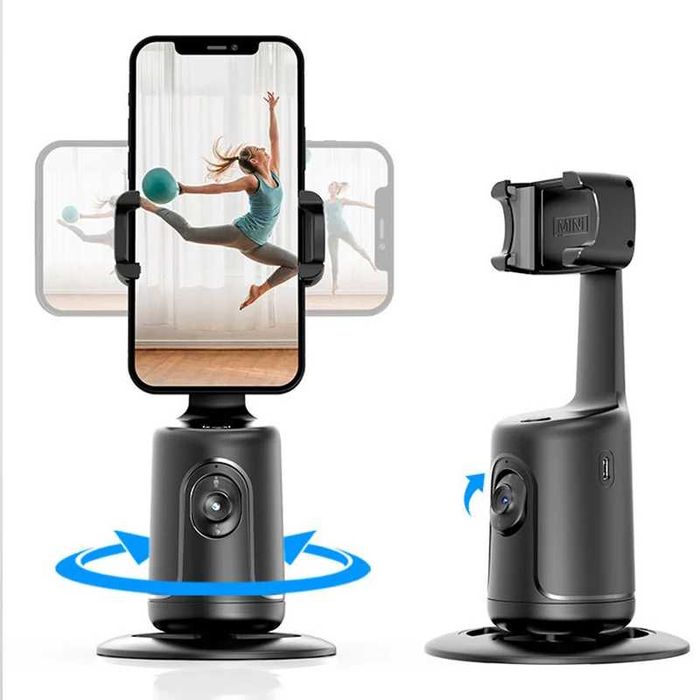 Stabilizator Inteligent NTS7 cu Auto Face Tracking, Rotire 360°, Live Streaming si Videocall NITU
