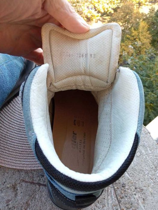 Bocanci-Ghete piele Stadler Sympatex, talpa Vibram mar 46 (30 cm)