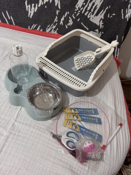 Лоток для котят в наборе