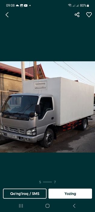 Исузи 5 тонали афтобусдан ясалган