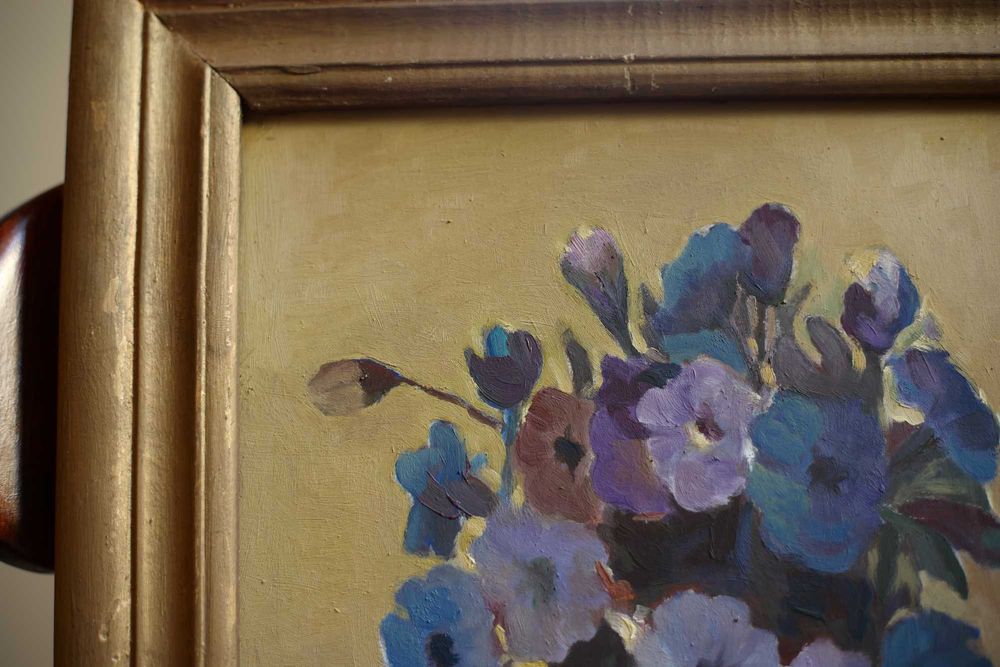 Tablou original Dan Ionescu 34,5 x 27 cm ulei pe carton