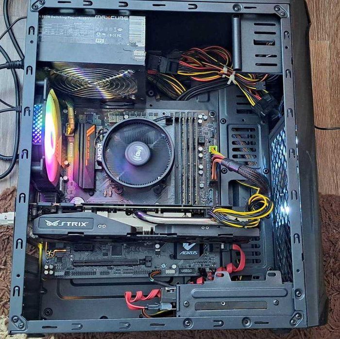 PC Gaming Ryzen 5 2600/GTX 970-4GB/16 GB DDR4/SSD+HDD/GTA5/CS GO,etc