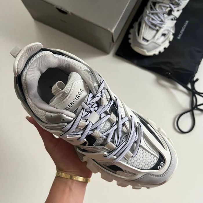 Balenciaga Track Sneaker "White/Grey/Silver"
