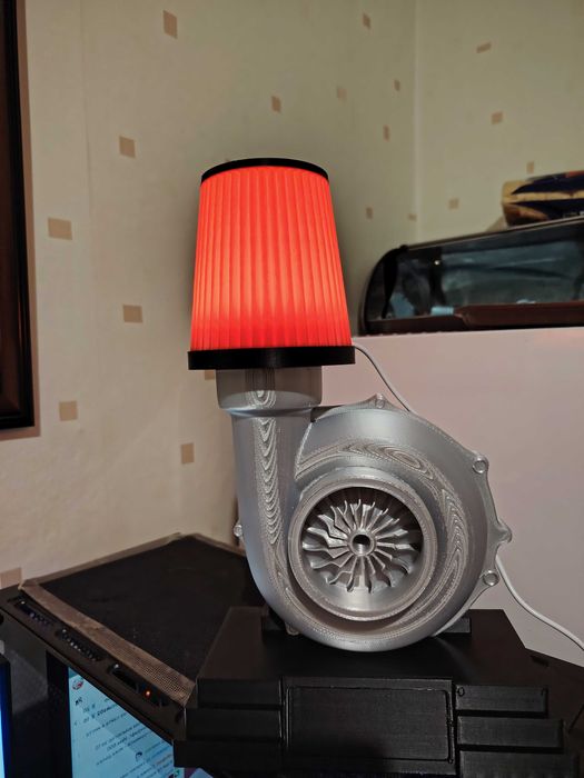 LED Лампа Turbo  – Автомобилен Декор / Подарък за фенове