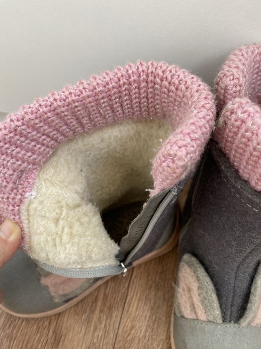 Зимние валенки котофей на девочку