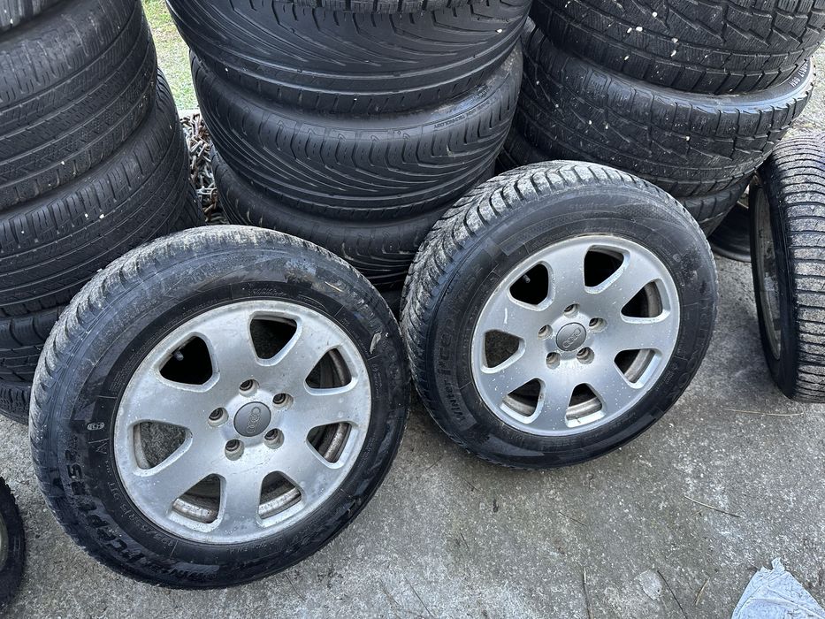 15 цола джанти 5x112 AUDI,VW,SKODA,SEAT с гуми 195/65/15
