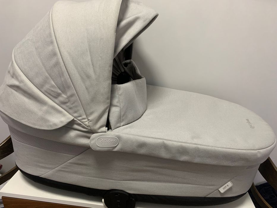 Кош за новородено Cybex Cot S Lux Lava Grey