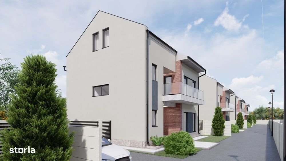 Terenuri pentru case. 6 loturi a câte 410 mp. Proiect de casă inclus