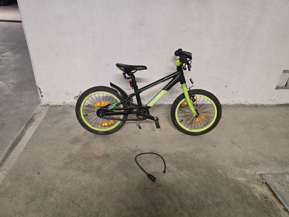 Cube 16" Cubie 160 детско колело 3-7г. с опция пом. колела