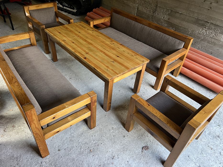 Комплект масивна маса