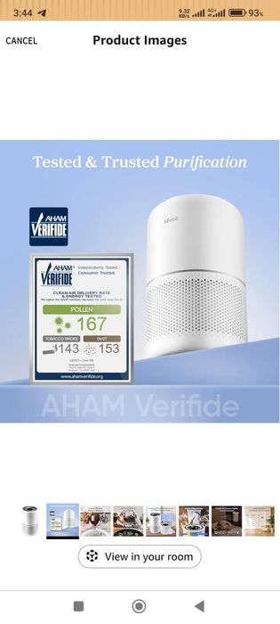 Лучший очиститель воздуха из США! LEVOIT CORE 300-P до 100м2