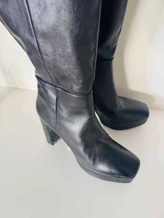 Cizme Zara noi din pielr naturala interior si extetior