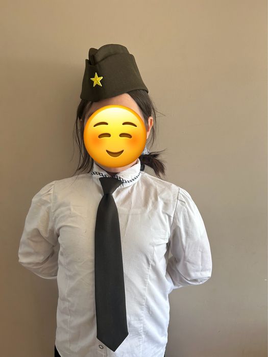 Пилотка с галстуком 6 шт