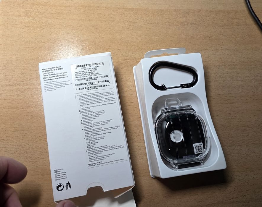 Husa de protectie Samsung pentru Buds Live / Pro,si pentru samsung galaxy buds 2 Water Resistant, Black nou