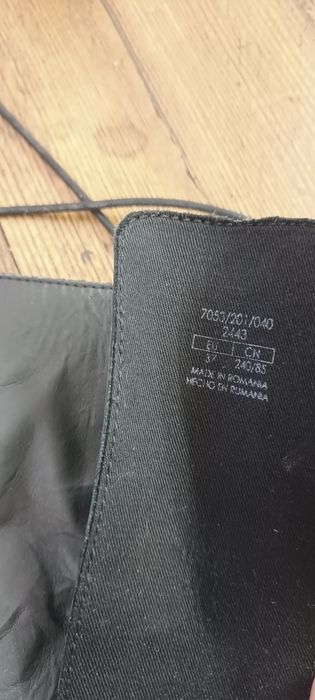 Ботуши/Чизми/Кубинки Zara- Зара 37 номер естествена кожа