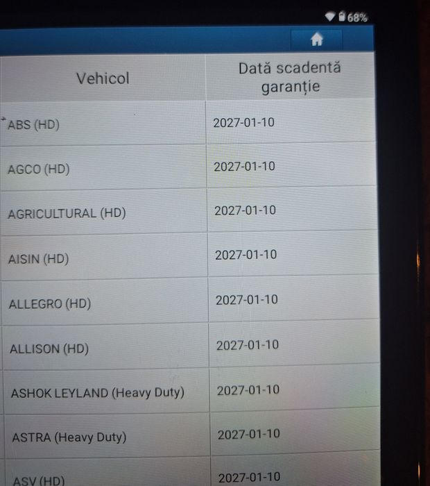Tabletă cu soft Diagzone