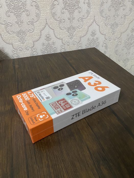 ZTE Blade A36 (чёрный/қара)