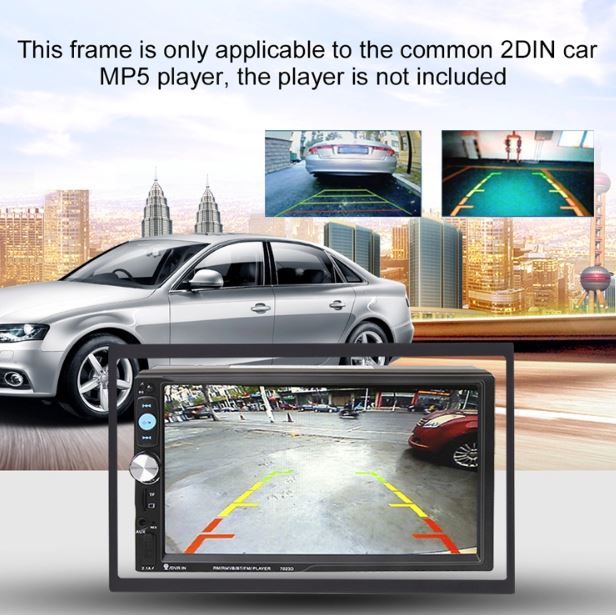 Шейна, кожух и адапторна лайсна за мултимедии 7 инча / 2DIN