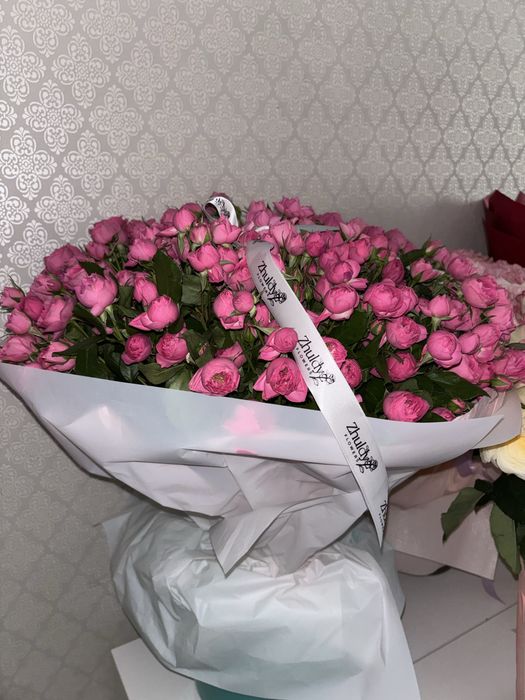Готовые свежие букеты