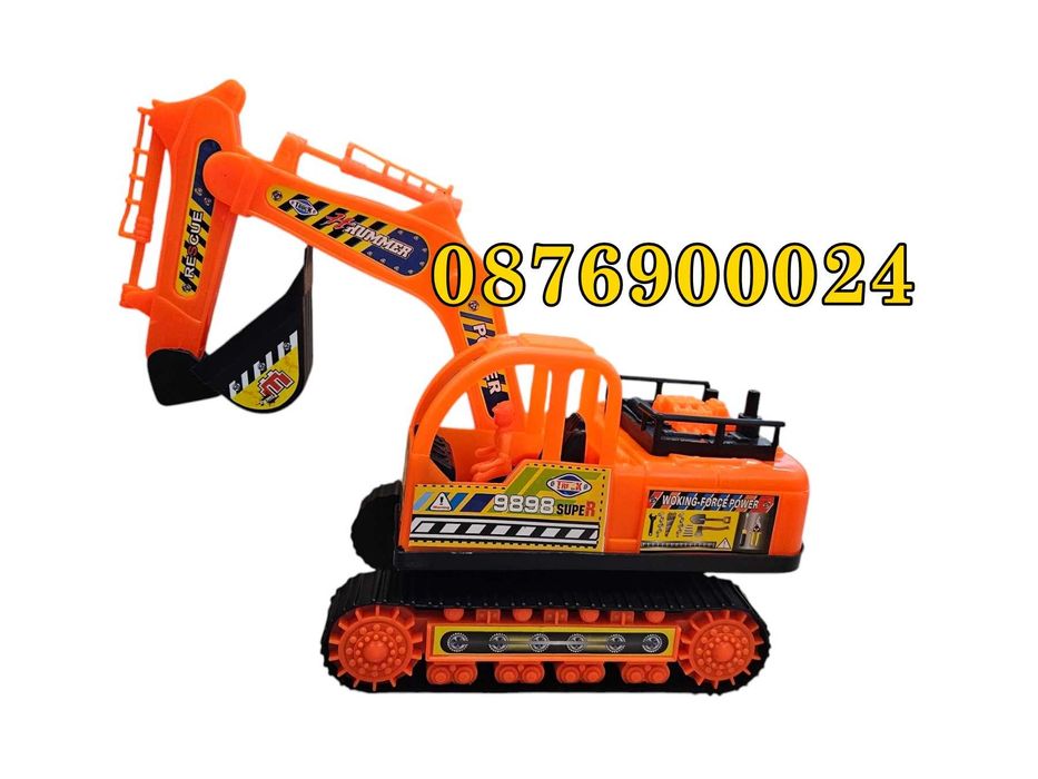 ПРОМО! Детски багер с вериги 2 РАЗМЕРА Детско багерче детска играчка