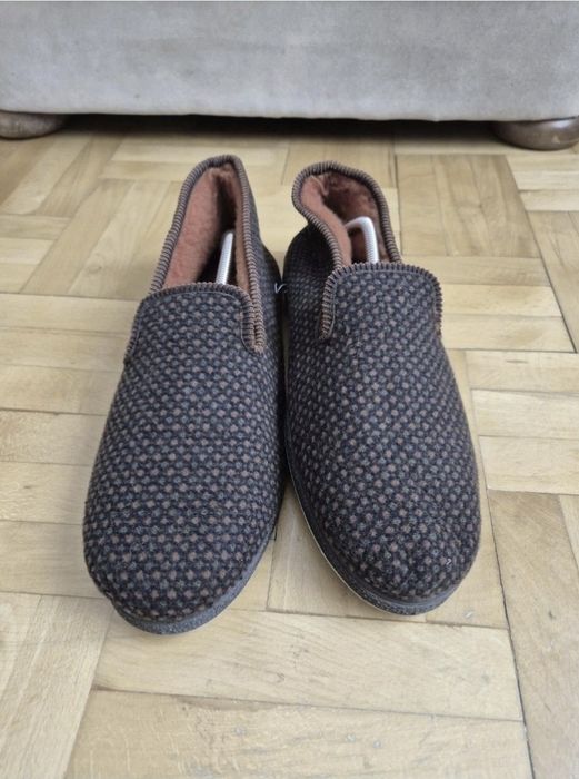 Papuci de casa Semelflex Charentaises Calopierre, Lână - 46 (30 cm)