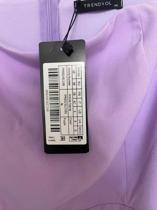 Rochie violet elegantă