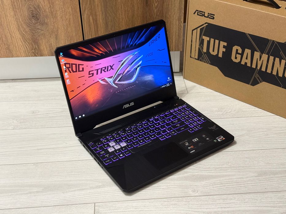15.6 IPS/ Ryzen 7 /GTX 1650 / 16GB /SSD / Asus TUF /RGB /MIL-STD-810
