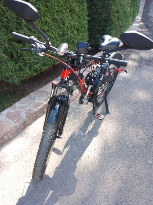 Веломотор черный