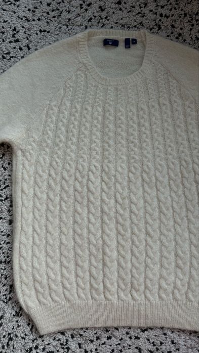 Нов дамски вълнен пуловер Gant размер XL