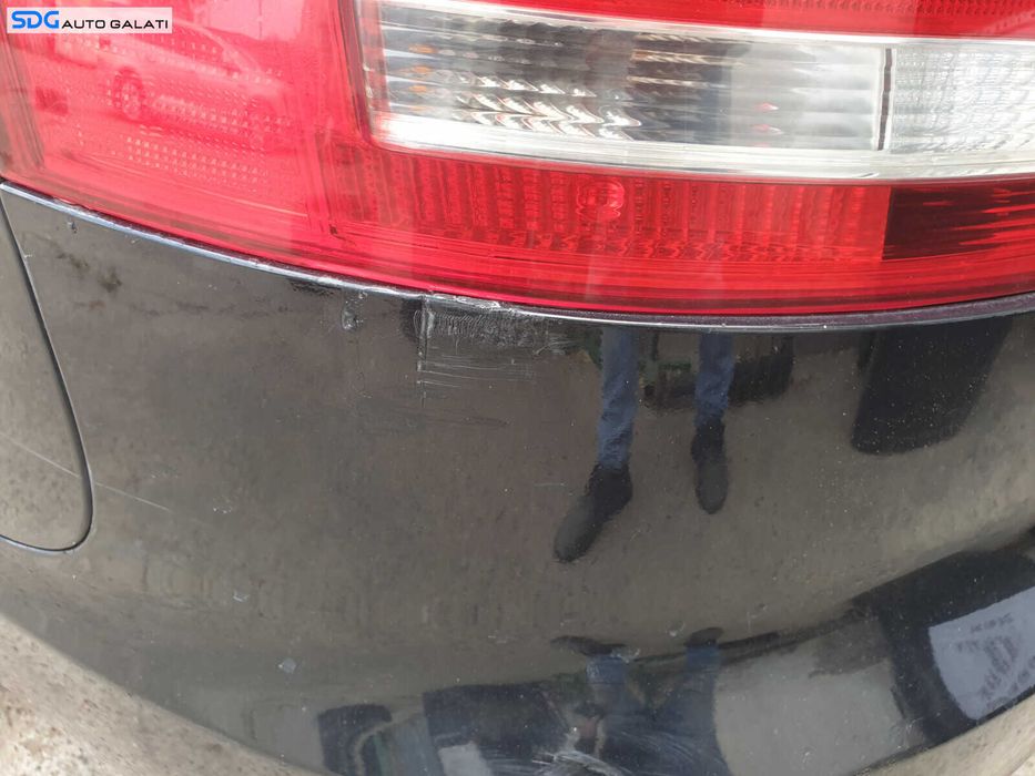Bara Spoiler Spate cu Locas Senzori Parcare cu Imperfectiuni Neagra Audi A6 C6 4F Berlina Sedan 2005 - 2008 [L1933]