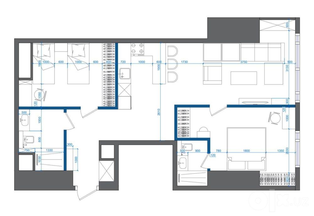 Продам квартиру в NEST ONE Block A, Шайхантахурский р-н