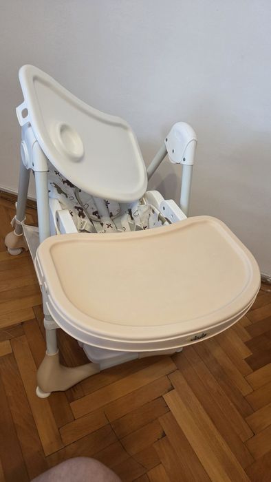 Scaun de masa Juju Eat & Joy, Bej