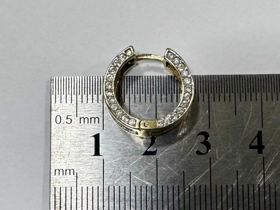 Златни обеци BVLGARI 14 K 585/ 6,18 гр