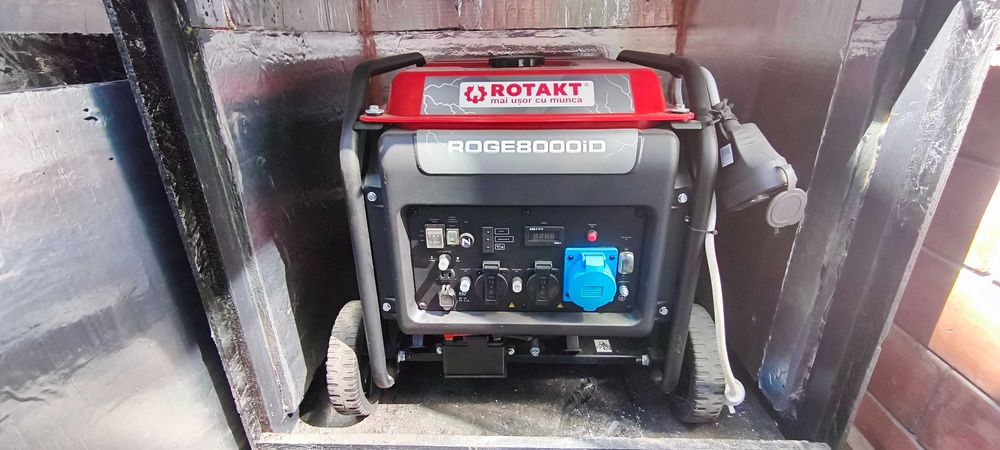 Generator 7.5 kW inverter tip sinus pur + cutie insonorizată