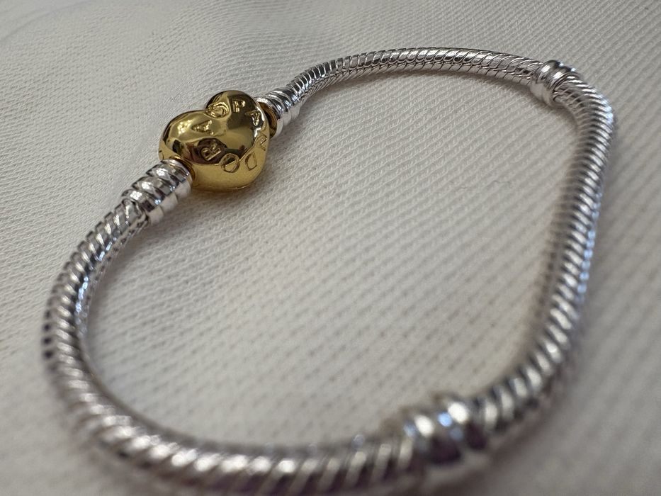 Bratara Pandora 16 cm noua Aurie