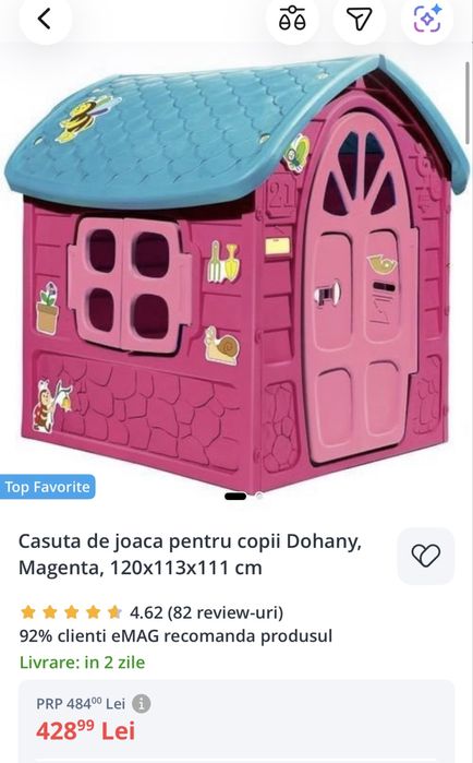 Casuta joaca copii