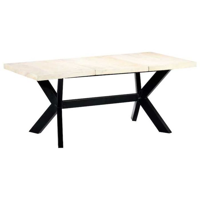 Masa Bucatarie Lemn Masiv Mango Vidaxl The Home Kika Ikea Exotique Lux Mobexpert Oferta Kitchen Alb White Wood Premium Noua Exotic Thailanda