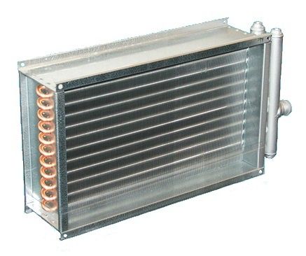 Теплообменник канальный, калорифер, водяной нагреватель