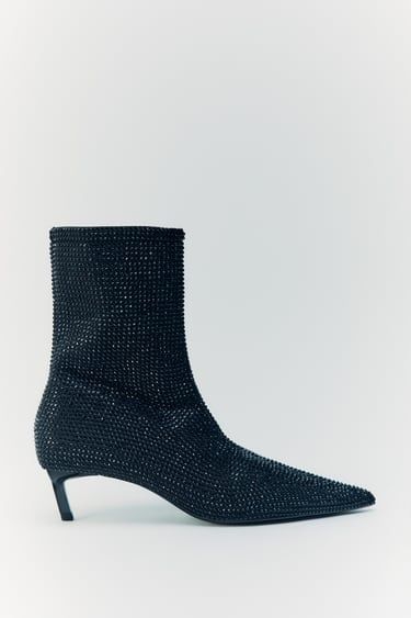Дамски боти с камъни ZARA - размер 37 / 38